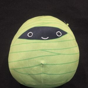Squishmallow Major‎ The Green Mummy 8in Green No Tag Preowned Halloween 2022